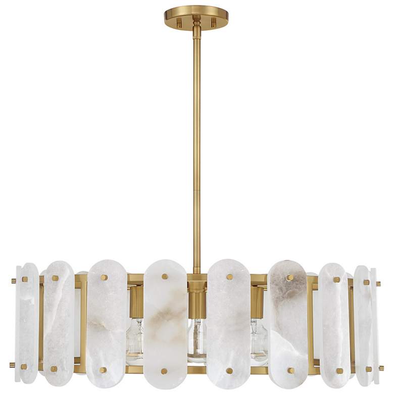 Image 2 Antolini 5-Light Pendant in Warm Brass more views