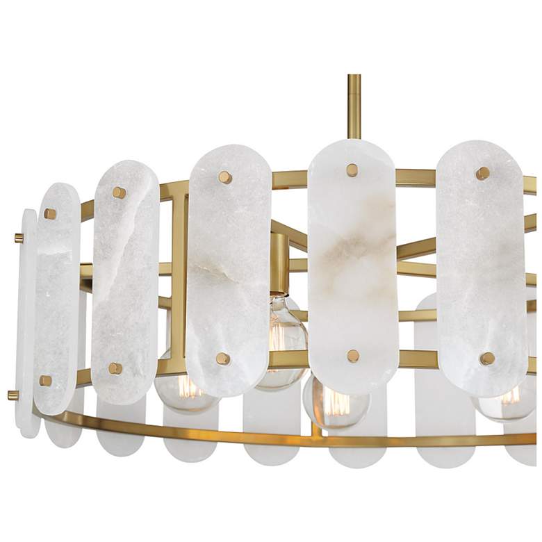 Image 6 Antolini 5-Light Pendant in Warm Brass more views