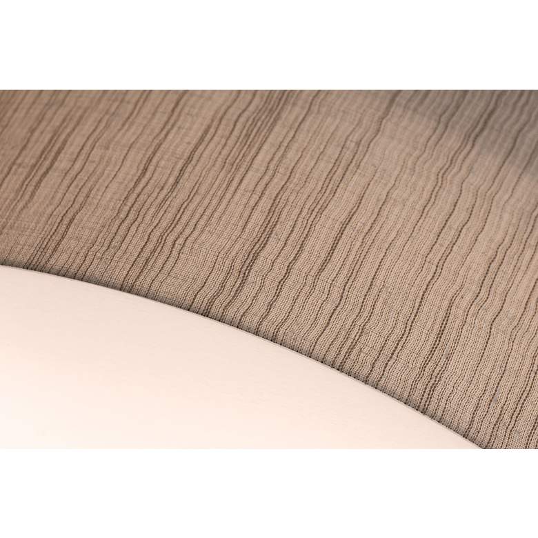 Image 3 Anton 12 1/4" Wide Jute Drum LED Ceiling Light more views