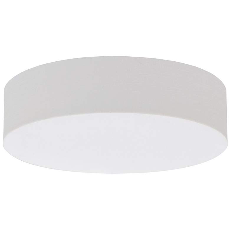Image 1 Anton 12" LED Ceiling - Linen White Finish