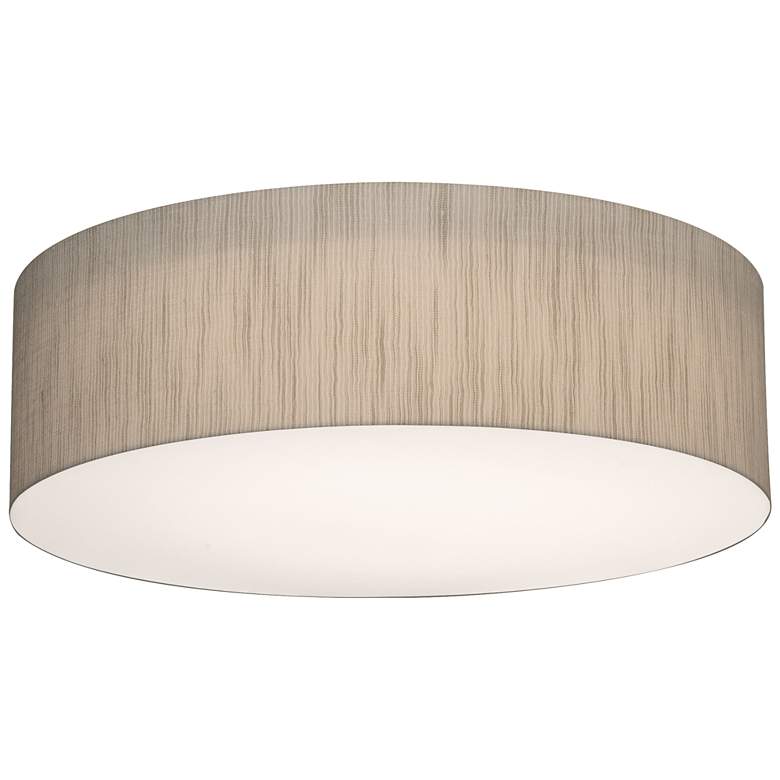 Image 1 Anton 15 inch Flush Mount - Jute Shade