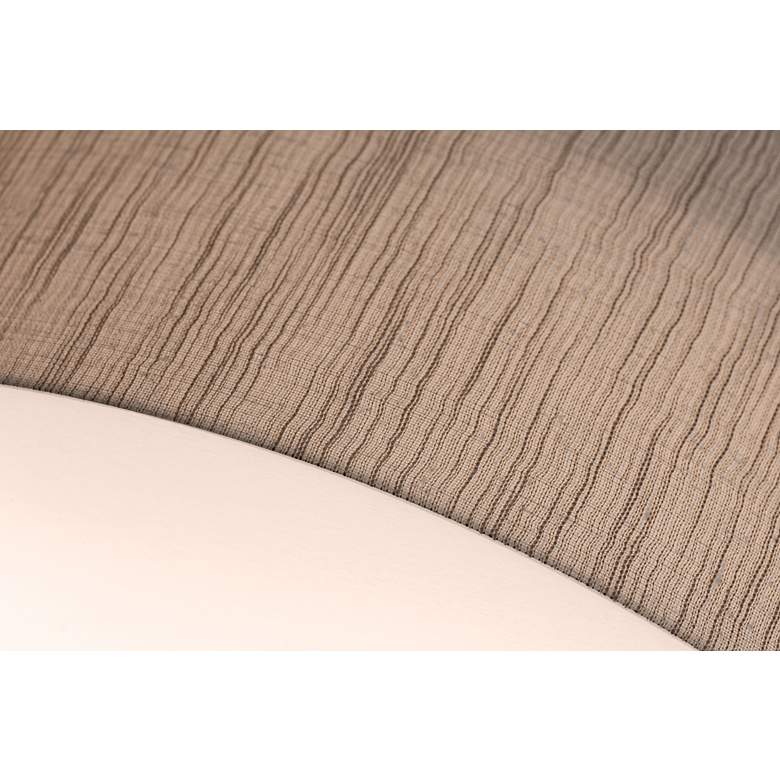 Image 3 Anton 15" Wide Beige Jute Drum Shade Pendant Light more views