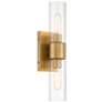 6_Anton 17.5 in. 2-Light Old Satin Brass Transitional Wall Sconce Light more views