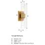 7_Anton 17.5 in. 2-Light Old Satin Brass Transitional Wall Sconce Light more views