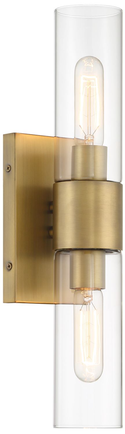 Thumbnail1 of Anton 17 1/2" High Old Satin Brass 2-Light Wall Sconce