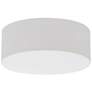 1_Anton 19" LED Ceiling - Linen White Finish