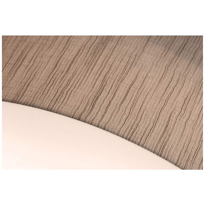 Image 2 Anton 30" Wide Satin Nickel Pendant With Jute Shade more views