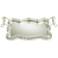 Antonia 17 3/4" Wide Silver Metal Mirrored Tray