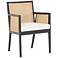 Antonia Linen and Brushed Ebony Nettlewood Dining Chair
