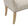 Thumbnail3 of Antonio 49 1/2" Wide Taupe Fabric Banquette Accent Bench more views