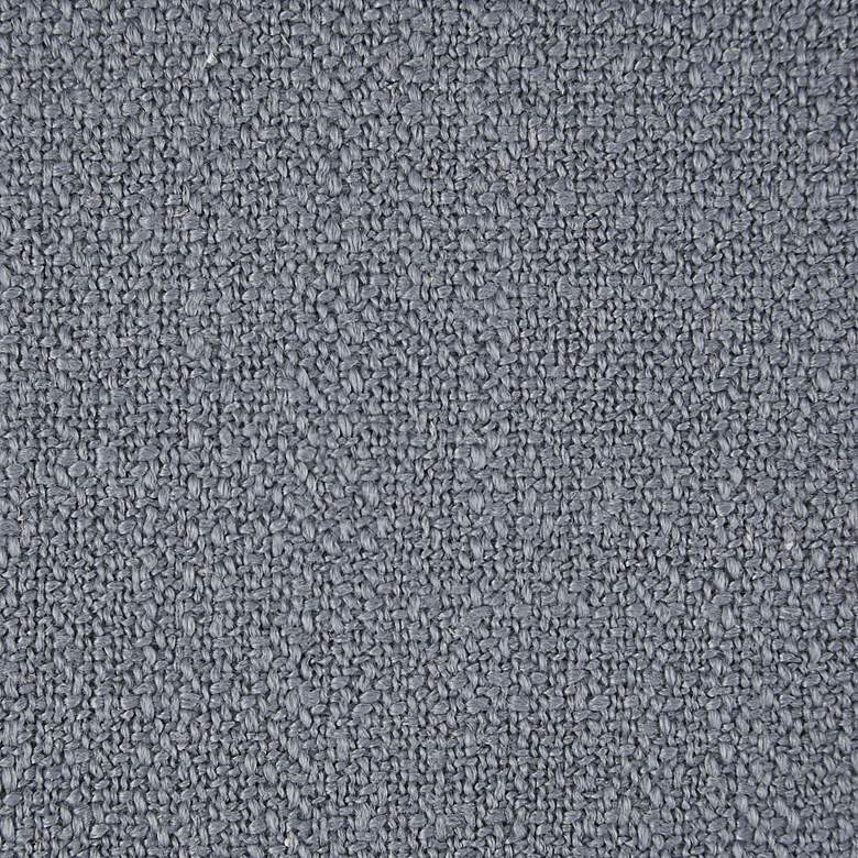 Image 5 Antonio 49 1/2"W Slate Blue Fabric Banquette Accent Bench more views