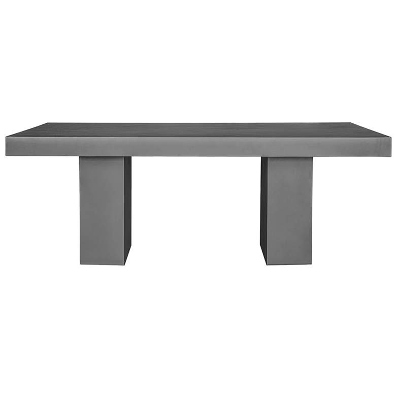 Image 1 Antonius Outdoor Dining Table Dark Grey