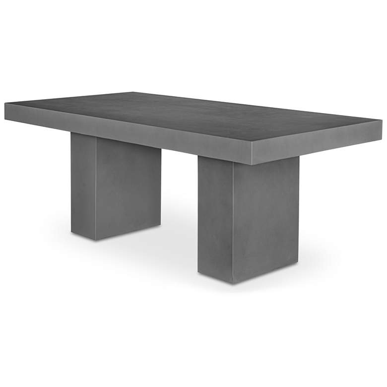 Image 2 Antonius Outdoor Dining Table Dark Grey more views