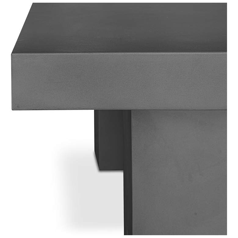 Image 5 Antonius Outdoor Dining Table Dark Grey more views