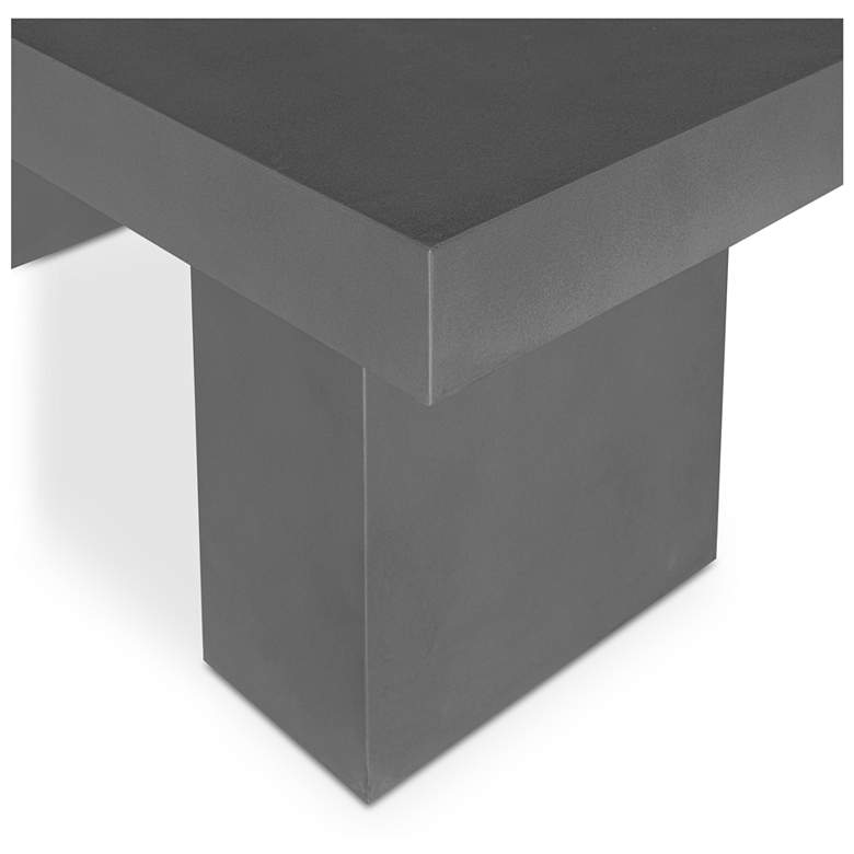 Image 6 Antonius Outdoor Dining Table Dark Grey more views