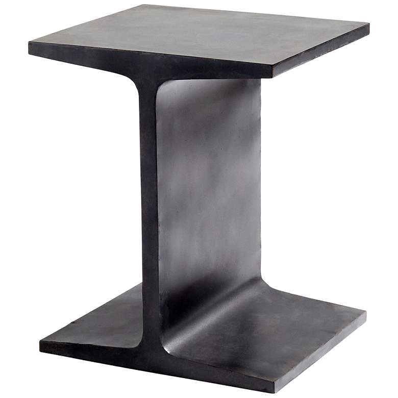 Image 1 Anvil 24" Wide Smoke Grey Side Table