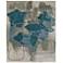 Anya Abstract Hand Tufted Blue Area Rug 5' x 8'