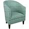 Anya Kelly Green Cotton Fabric Tub Chair