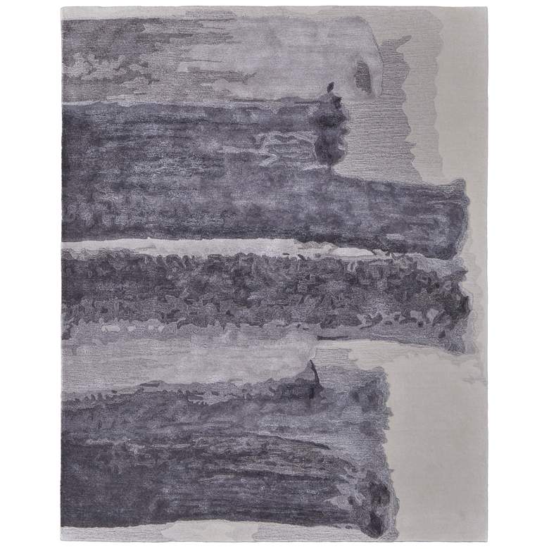 Image 1 Anya Transitional Abstract Hand Tufted Gray Area Rug 8921F