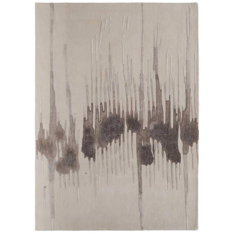 Image 1 Anya Transitional Abstract Hand Tufted Ivory Area Rug 8882F