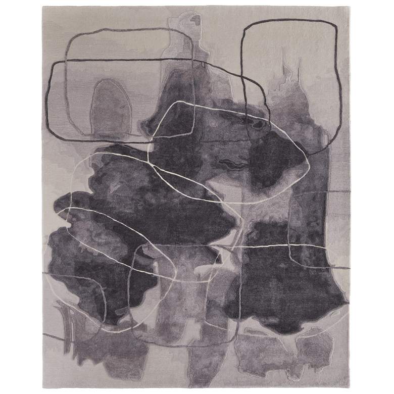 Image 1 Anya Transitional Abstract Hand Tufted Ivory Area Rug 8885F
