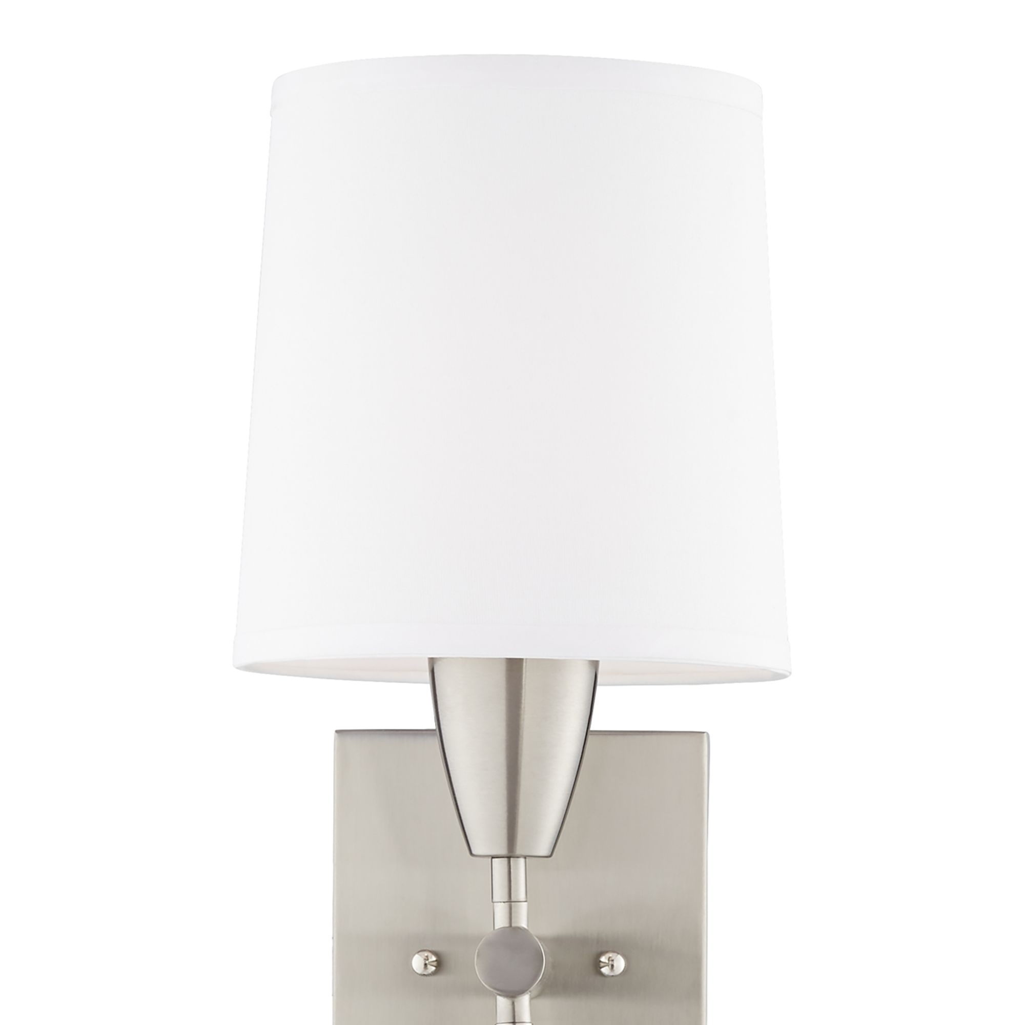 Image 2 Aoife 17" High Brushed Nickel Wall Sconce with Reading Light more views