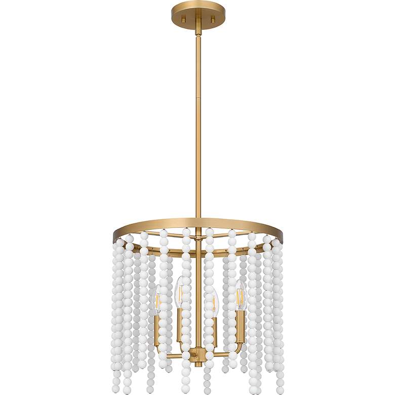 Image 2 Apelle 4-Light Aged Brass Pendant Light more views