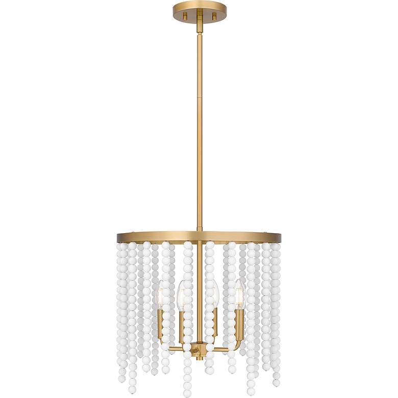 Image 3 Apelle 4-Light Aged Brass Pendant Light more views