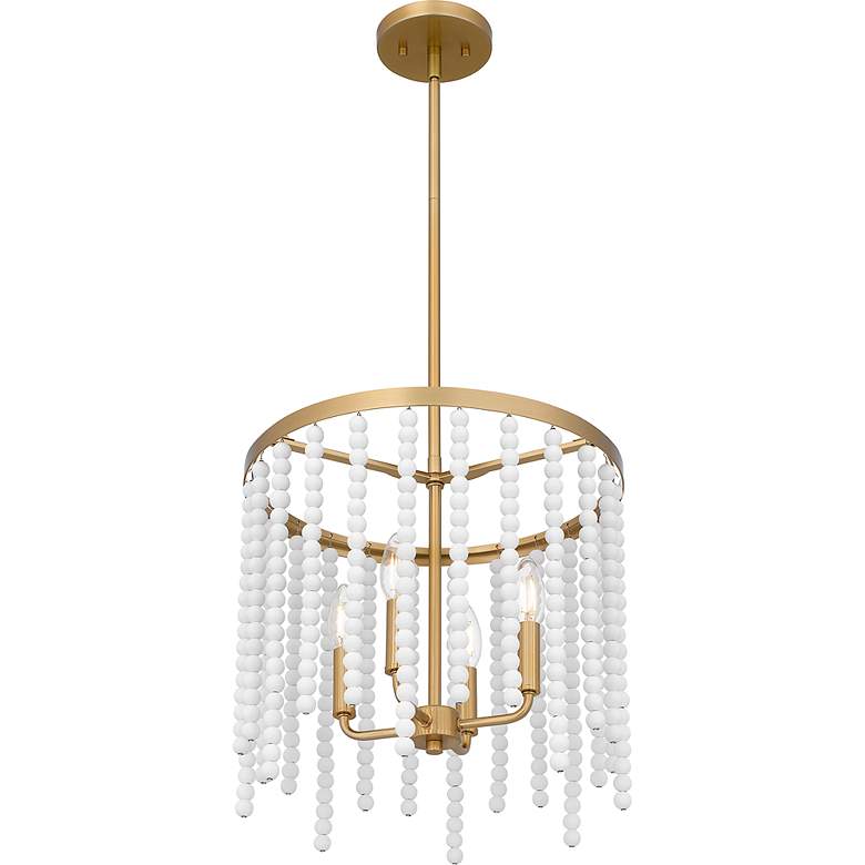 Image 4 Apelle 4-Light Aged Brass Pendant Light more views