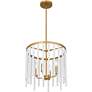4_Apelle 4-Light Aged Brass Pendant Light more views