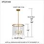 7_Apelle 4-Light Aged Brass Pendant Light more views