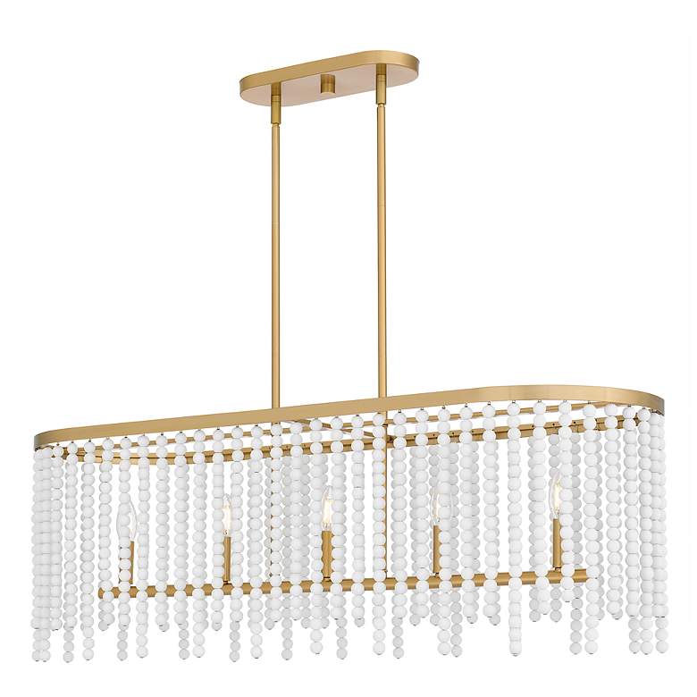 Image 1 Apelle 5-Light Aged Brass Island Light