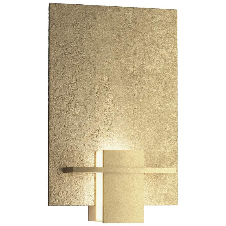 Image 1 Aperture 12.9 inch High Soft Gold Sconce With White Art Glass Shade