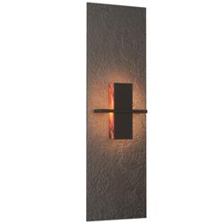 Aperture Vertical Sconce - Oil Rubbed Bronze - Topaz Glass