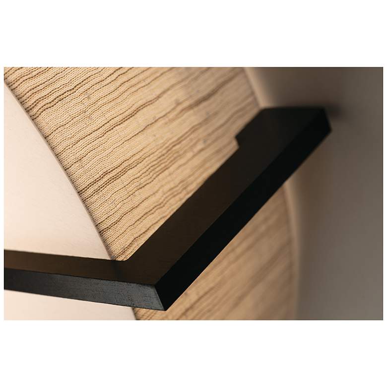 Image 2 Apex 12" Pendant - Espresso Finish - Jute Shade more views