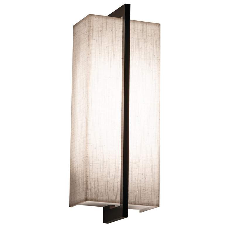 Image 1 Apex 13 1/2" High Espresso LED Wall Sconce