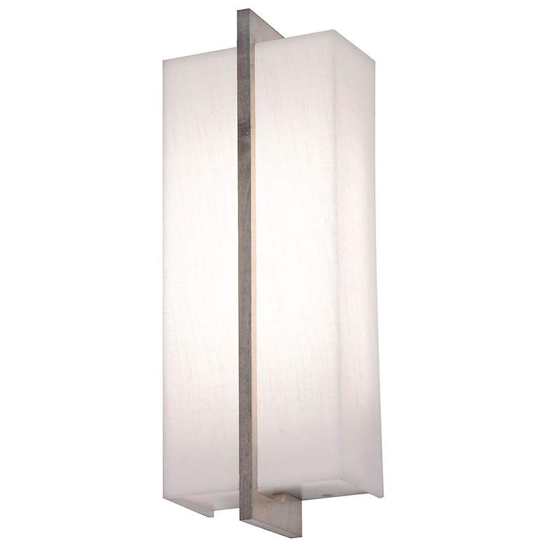 Image 1 Apex 13 1/2" High Weathered Gray LED Wall Sconce