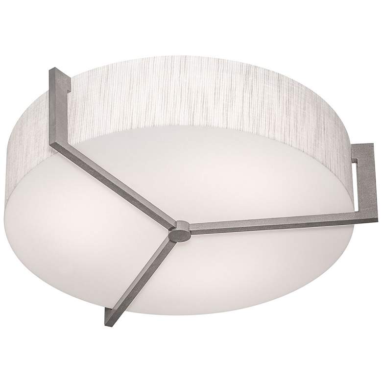 Image 1 Apex 14.25" Weathered Grey LED Flush Mount