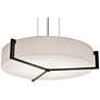 2_Apex 14 1/4" Wide Espresso LED Drum Pendant Light