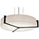 Apex 14 1/4" Wide Espresso LED Drum Pendant Light