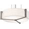 Apex 14 1/4" Wide Weathered Gray LED Drum Pendant Light