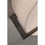 2_Apex 14 1/4"W Linen White and Weathered Gray Ceiling Light more views