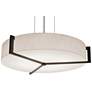 1_Apex 17" Wide Espresso LED Drum Pendant Light