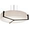 Apex 17" Wide Espresso LED Drum Pendant Light