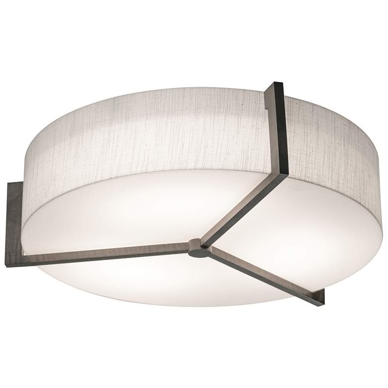 Image 1 Apex 21.25" Espresso LED Flush Mount