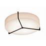 1_Apex 21 1/4" Wide Jute LED Drum Ceiling Light