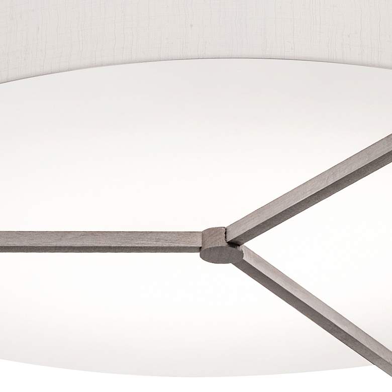 Image 2 Apex 21 1/4" Wide Weathered Gray Drum Ceiling Light more views
