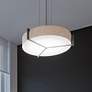 Thumbnail1 of Apex 22 1/4" Wide Espresso LED Drum Pendant Light
