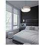 3_Apex 22 1/4" Wide Espresso LED Drum Pendant Light more views
