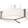 Apex 22 1/4" Wide Weathered Gray LED Drum Pendant Light